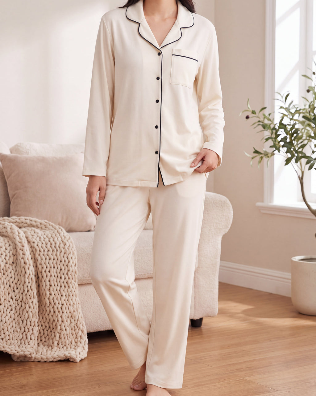 Sunday Long Sleeve PJ Set