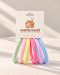 Waffle Hair Ties 6-Pack