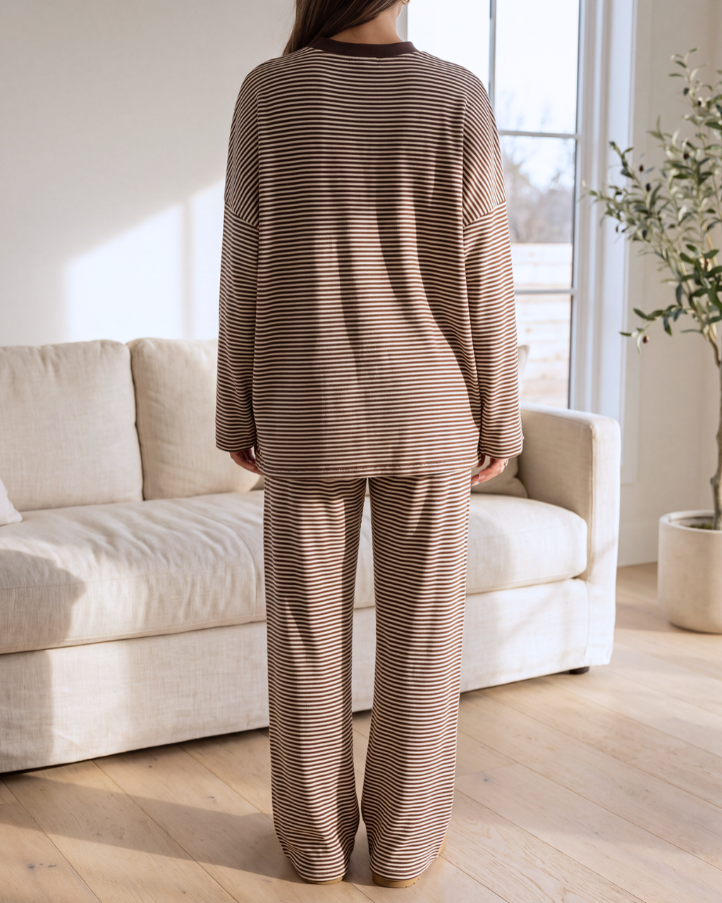 Slouch Stripe Lounge Set