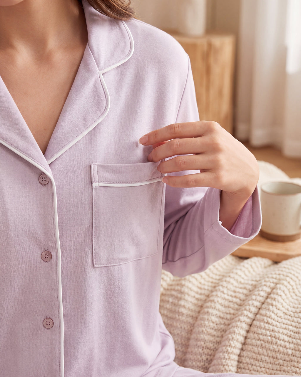 Sunday Long Sleeve PJ Set