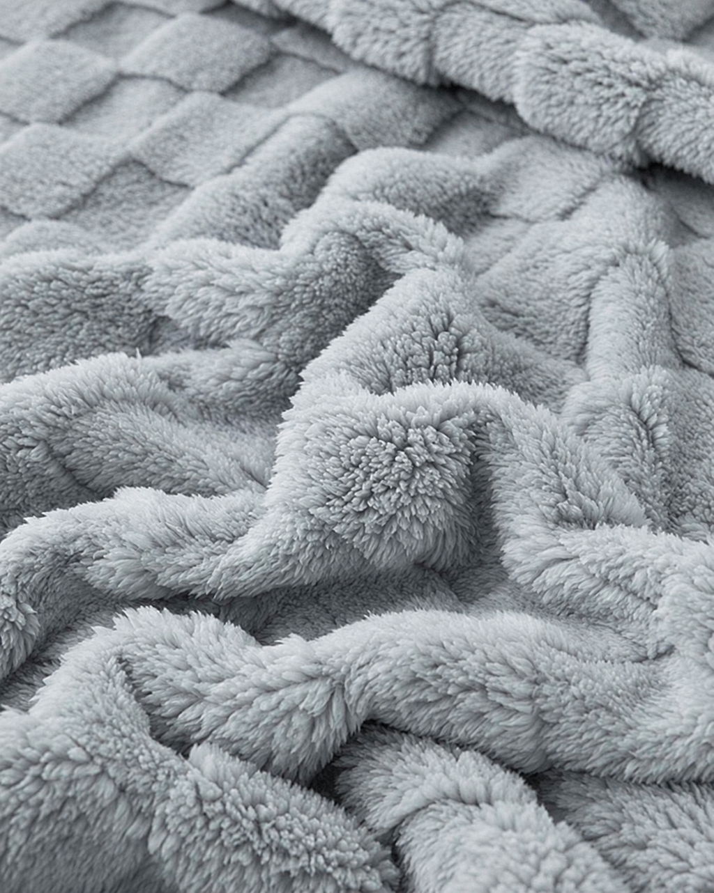 Oversized Waffle Fleece Blanket