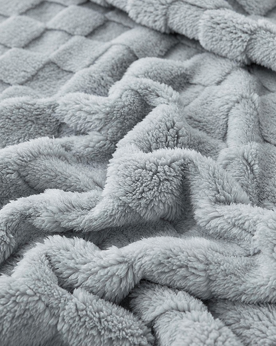Oversized Waffle Fleece Blanket